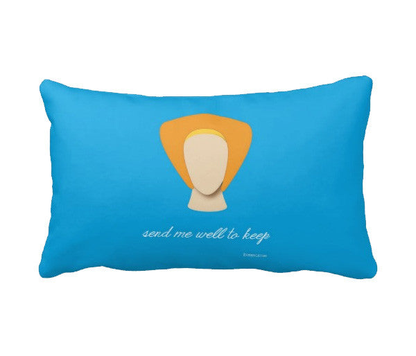 Anne of Cleves "Send Me Well to Keep" Accent Pillow