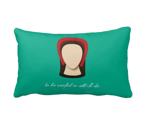 Katherine Parr "Useful in All I Do" Accent Pillow