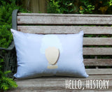 Marie Antoinette "Courage!" Accent Pillow