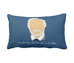 Robert E. Lee "It is History that Teaches Us to Hope" Accent Pillow